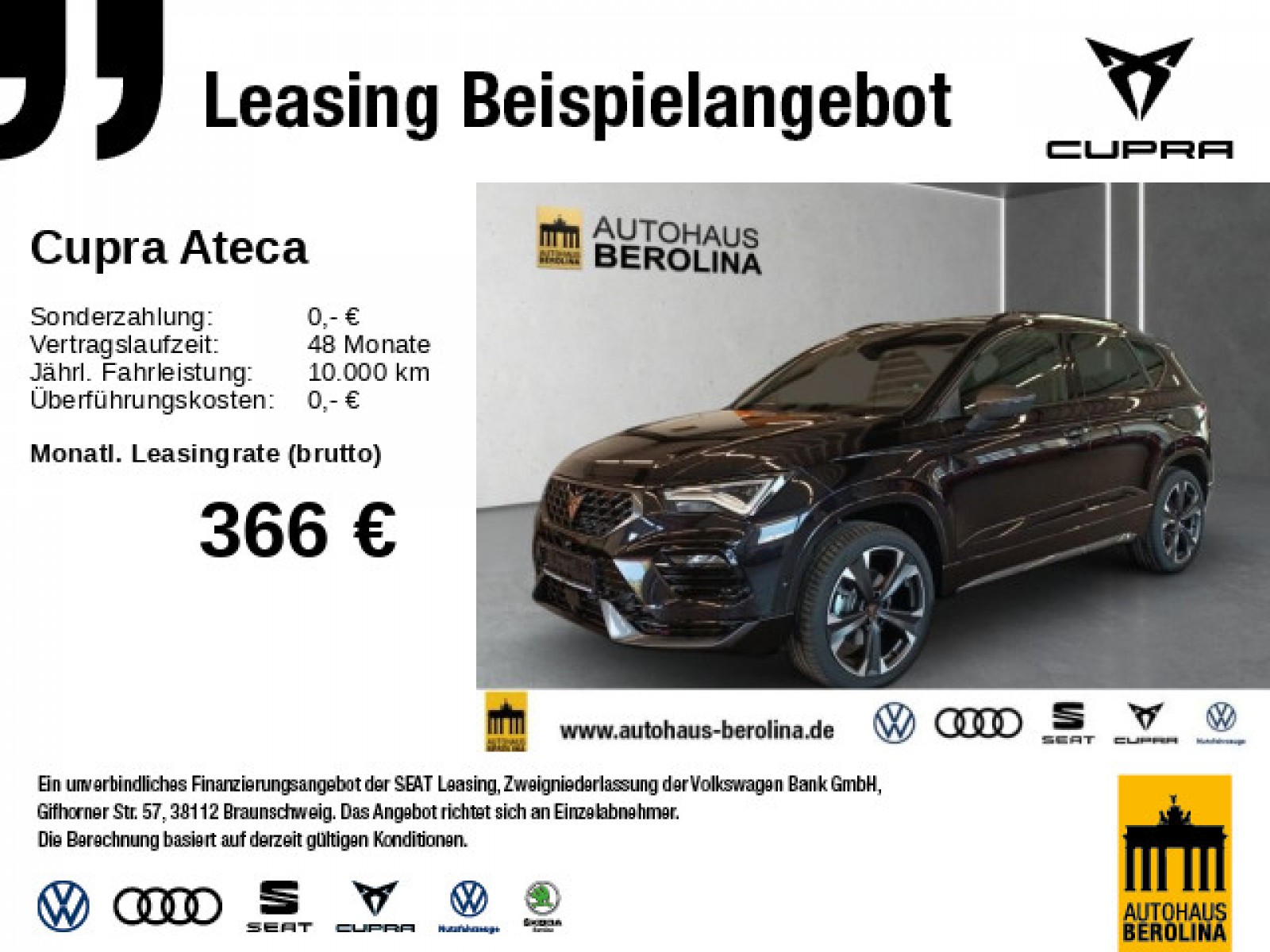 Ateca 2.0 TSI DSG 4Drive *StandH*360°*ACC*